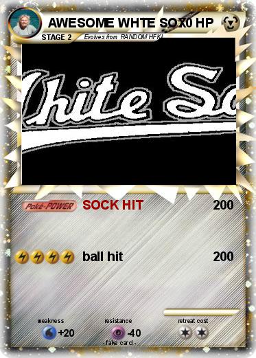 Pokemon AWESOME WHTE SOX