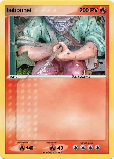 Pokemon babonnet