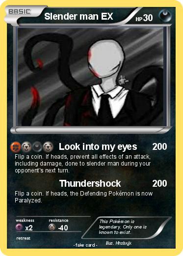 Pokemon Slender man EX