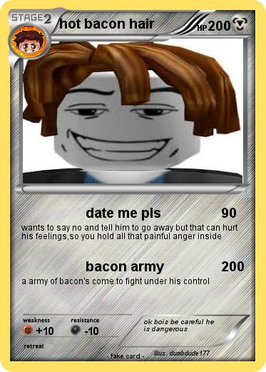 Pokemon hot bacon hair