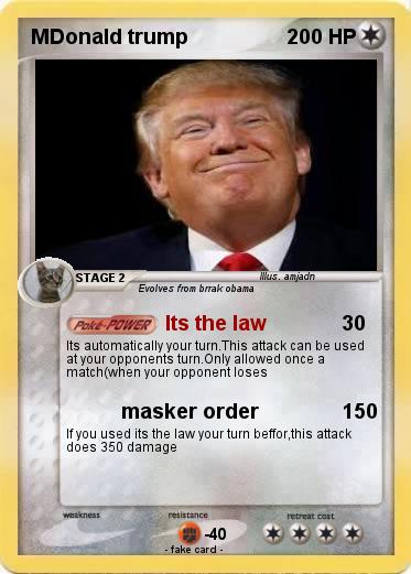 Pokemon MDonald trump