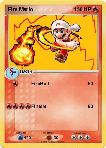 Pokemon Fire Mario