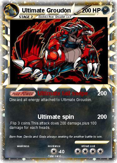 Pokemon Ultimate Groudon