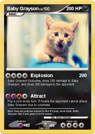 Pokemon Baby Grayson