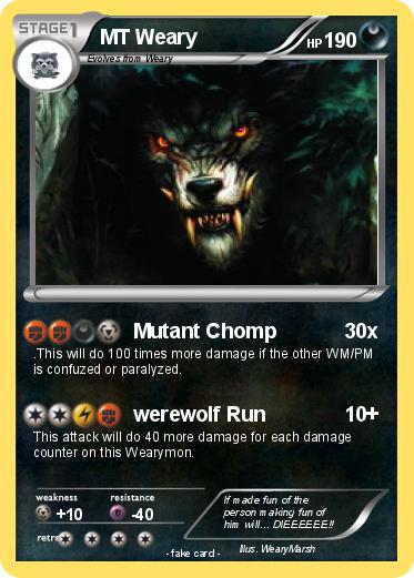 Pokemon MT Weary