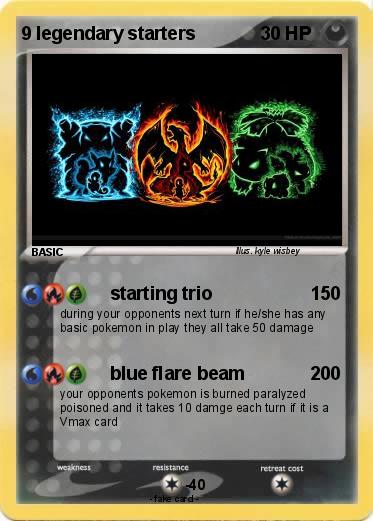 Pokemon 9 legendary starters