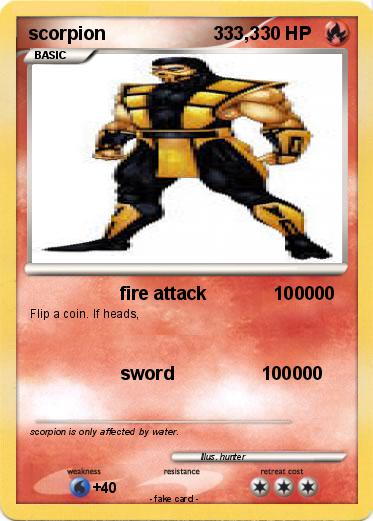 Pokemon scorpion                     333,3