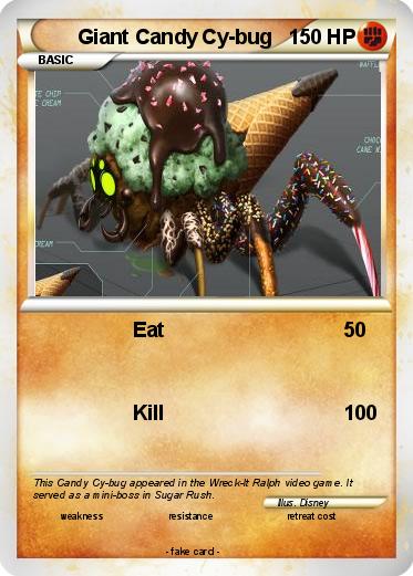Pokemon Giant Candy Cy-bug