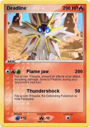 Pokemon Deadline