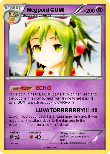 Pokemon Megpoid GUMI