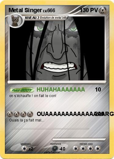 Pokemon Metal Singer