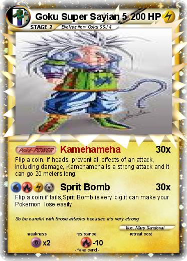 Pokemon Goku Super Sayian 5