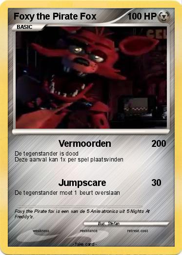 Pokemon Foxy the Pirate Fox