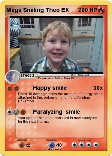 Pokemon Mega Smiling Theo EX