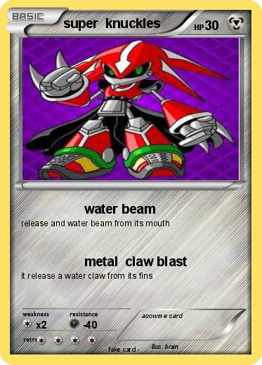 Pokemon super  knuckles