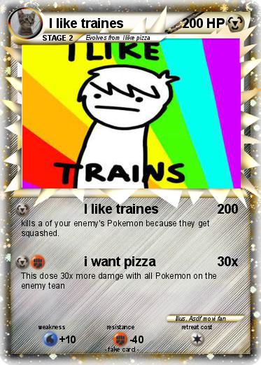 Pokemon I like traines