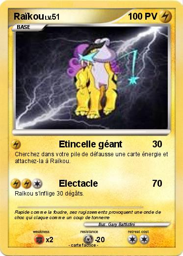 Pokemon Raïkou