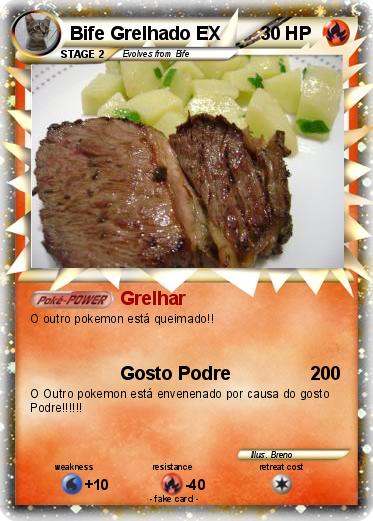 Pokemon Bife Grelhado EX