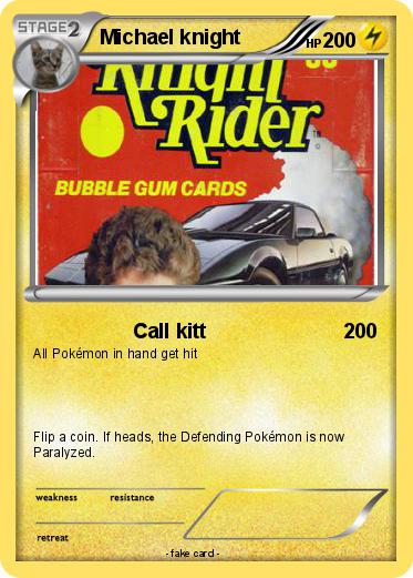 Pokemon Michael knight