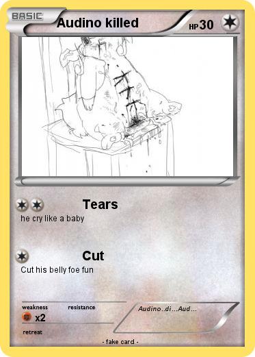 Pokemon Audino killed