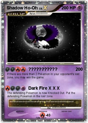 Pokemon Shadow Ho-Oh