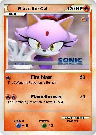 Pokemon Blaze the Cat