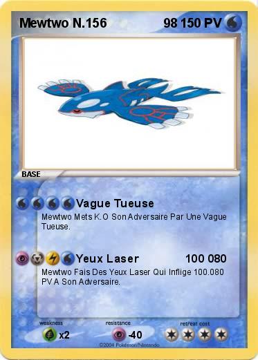 Pokemon Mewtwo N.156                98