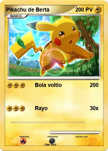 Pokemon Pikachu de Berta