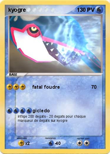 Pokemon kyogre