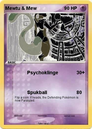 Pokemon Mewtu & Mew