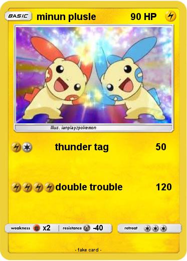 Pokemon minun plusle