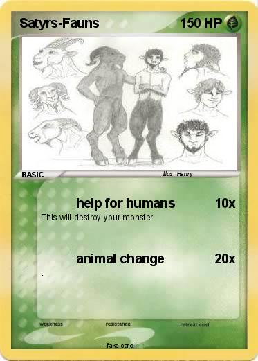 Pokemon Satyrs-Fauns