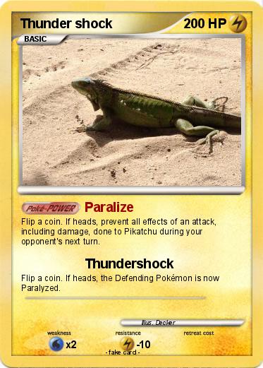 Pokemon Thunder shock