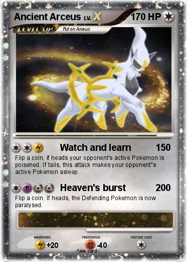 Pokemon Ancient Arceus