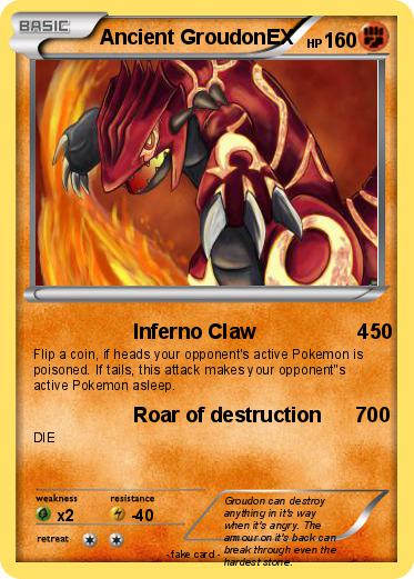 Pokemon Ancient GroudonEX