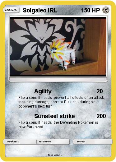 Pokemon Solgaleo IRL