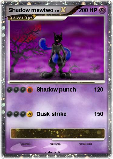 Pokemon Shadow mewtwo