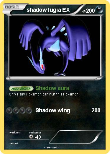 Pokemon shadow lugia EX