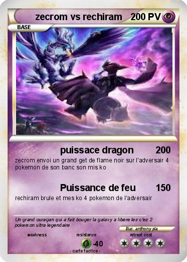 Pokemon zecrom vs rechiram
