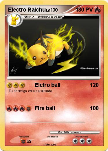Pokemon Electro Raichu
