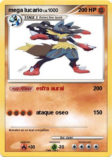 Pokemon mega lucario