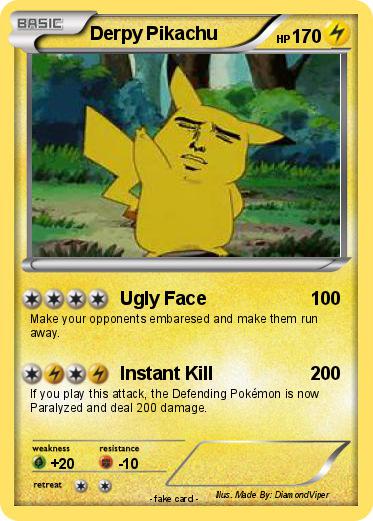 Pokemon Derpy Pikachu