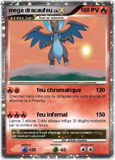 Pokemon mega dracaufeu