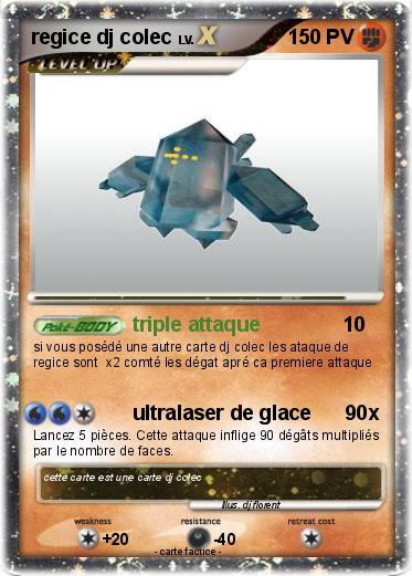 Pokemon regice dj colec