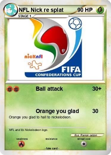 Pokemon NFL Nick re splat