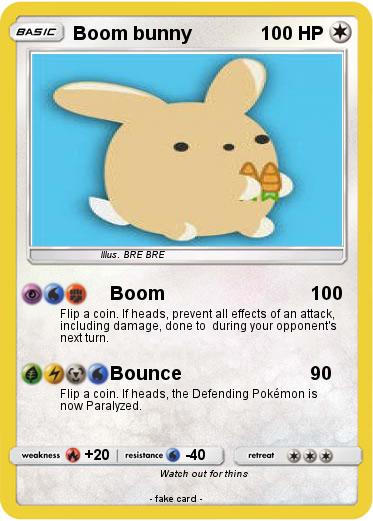 Pokemon Boom bunny