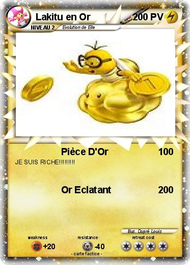 Pokemon Lakitu en Or