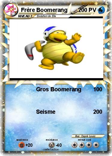 Pokemon Frère Boomerang