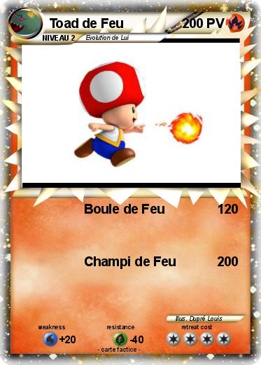 Pokemon Toad de Feu