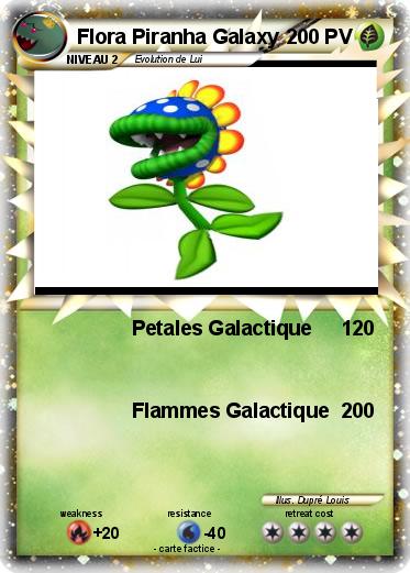 Pokemon Flora Piranha Galaxy